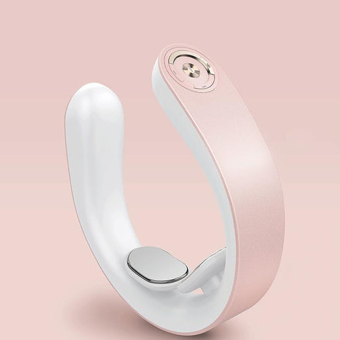 Intelligent Shoulder & Neck Massager Pgg Cervical Spine Physiotherapy With Heat Multi Function Design Pink Massagers