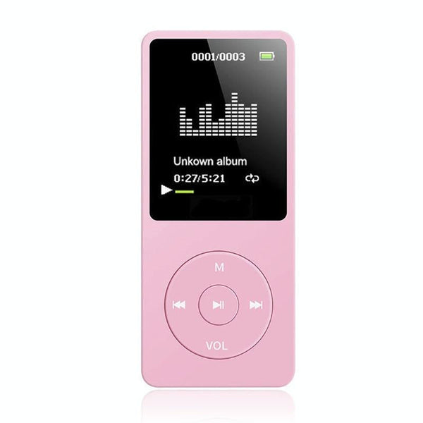 Ultra Thin Screen Mp4 Player Lossless Sound Pink Ipods & Mp3 Players