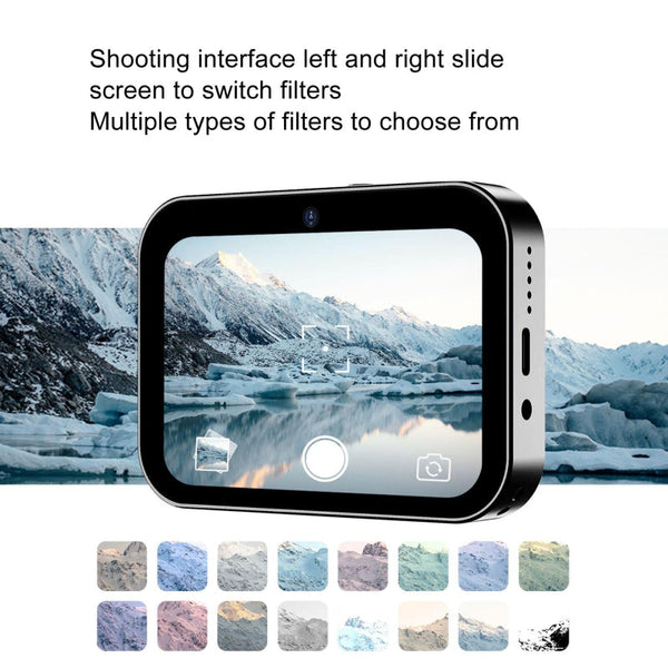 Smart Hd Digital Camera With Touch Screen And Video Recording Excludes Memory_White Digital Cameras