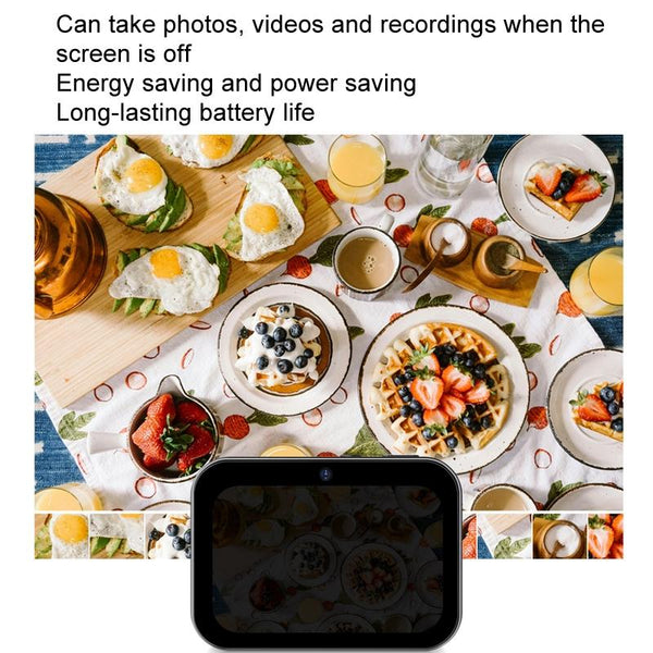 Smart Hd Digital Camera With Touch Screen And Video Recording Excludes Memory_White Digital Cameras