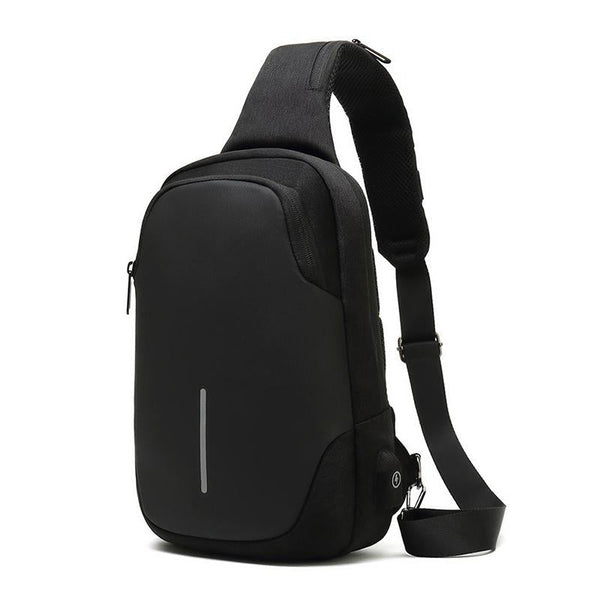 Secure Multi Layer Chest Bag For Outdoor Cycling Black Bags