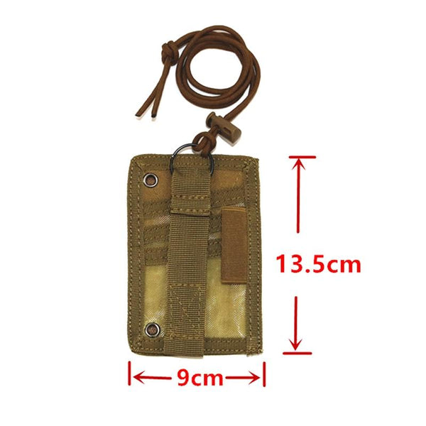 Waterproof Document Bag & Card Holder Multifunctional Military Id & Document Holders