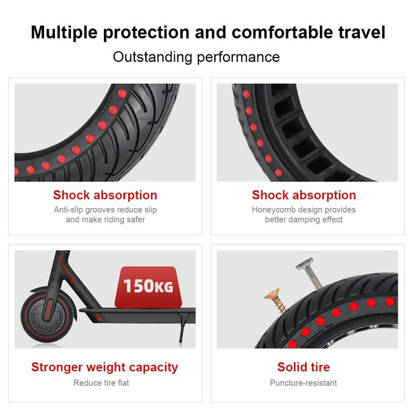 Blue 8.5 Honeycomb Tire For Xiaomi M365 / Pro 1S Accessories Parts