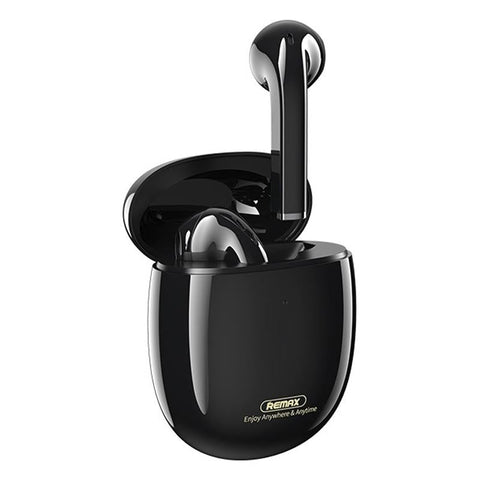 True Wireless Stereo Bluetooth 5.0 Earphones Magnetic Black Earbuds