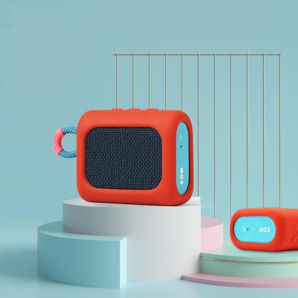 Protective Silicone Case For Jbl Go3 Speaker Dust Proof And Anti Fall Red Cases Covers & Skins