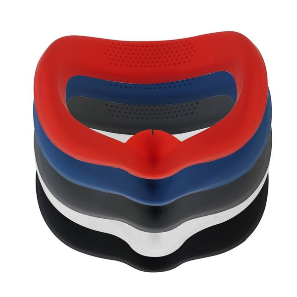 Silicone Vr Eye Mask Lens Cover Set For Oculus Quest 2 Black Smartphone Vr Headsets