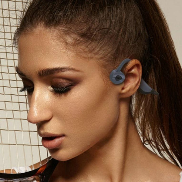 Waterproof K7 Bone Conduction Bluetooth Earphones 16Gb Ram Gray Earbuds