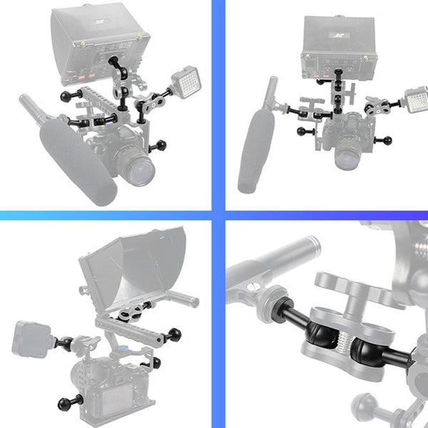 Ball Head Adapter For Underwater Photography Lights_Black Cables & Adapters