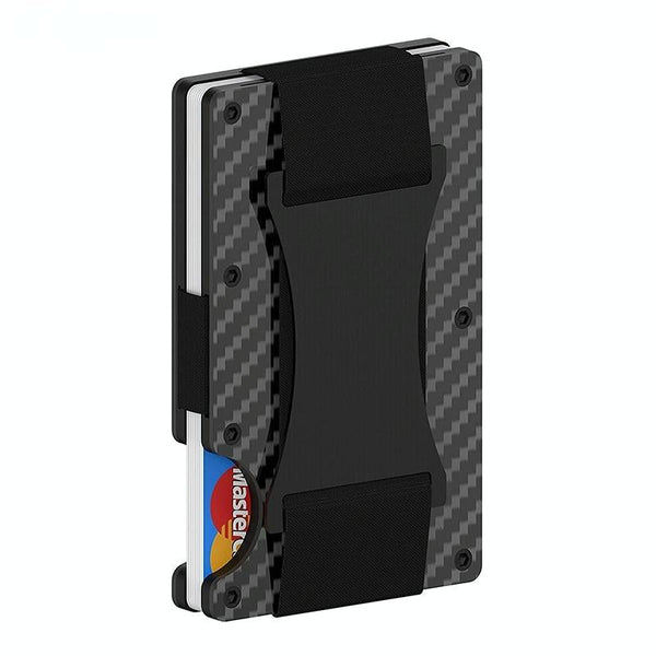 Carbon Fiber Rfid Card Holder Secure & Stylish Red Business Card Holders