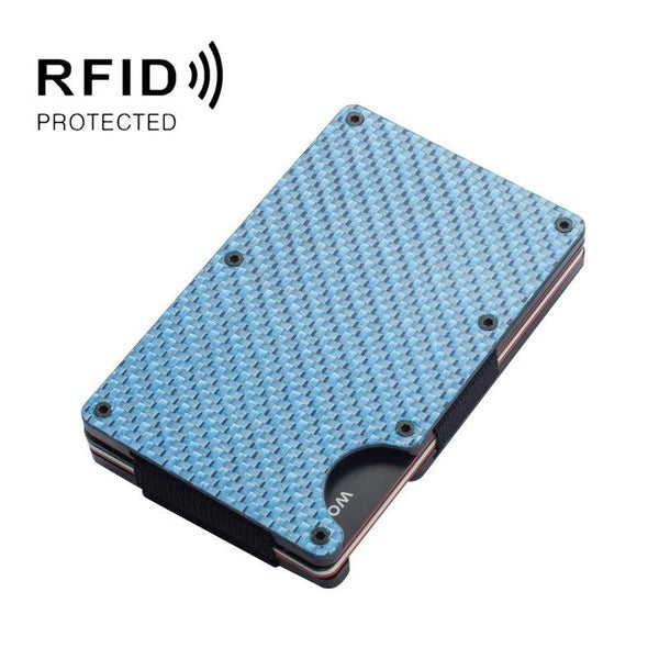 Carbon Fiber Rfid Card Holder Secure & Stylish Red Business Card Holders