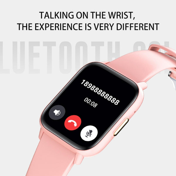 1.83 Inch Bt5.2 Smart Sport Watch With Bluetooth Call Sleep & Health Monitor Pink Smart Watches