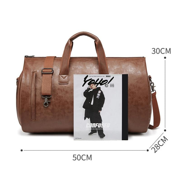 Waterproof Travel Suit Bag Large Size Black Duffle Bags