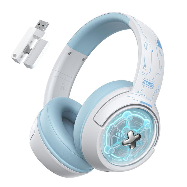 Wireless Gaming Headset Onikuma Gt802 White Headsets