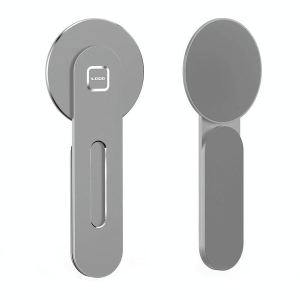 Aluminum Magnetic Phone Stand For Laptop Expansion Silver Stands Holders & Car Mounts