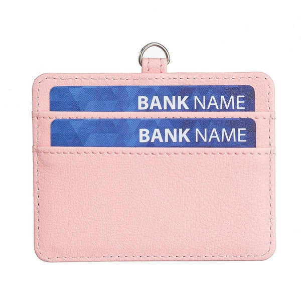 Horizontal Id Card Bag & Lanyard Pink Id & Document Holders