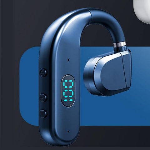Wireless Bluetooth Headphone With Digital Display Black Midnight Headphones