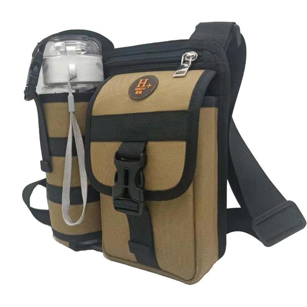 Waterproof Wear Resistant Cross Body Backpack For Outdoor Travel With Single Shoulder Design Black Bags