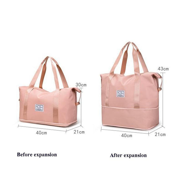 Sports Gym Duffel Bag With Wet Dry Separation Large Capacity Taro Purple Duffle Bags