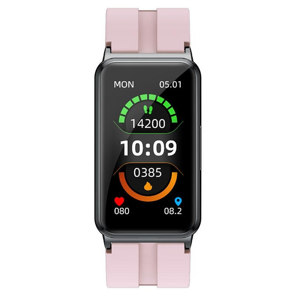 Smart Watch With Heart Rate And Blood Pressure Monitoring Colour Screen Pink Smart Watches