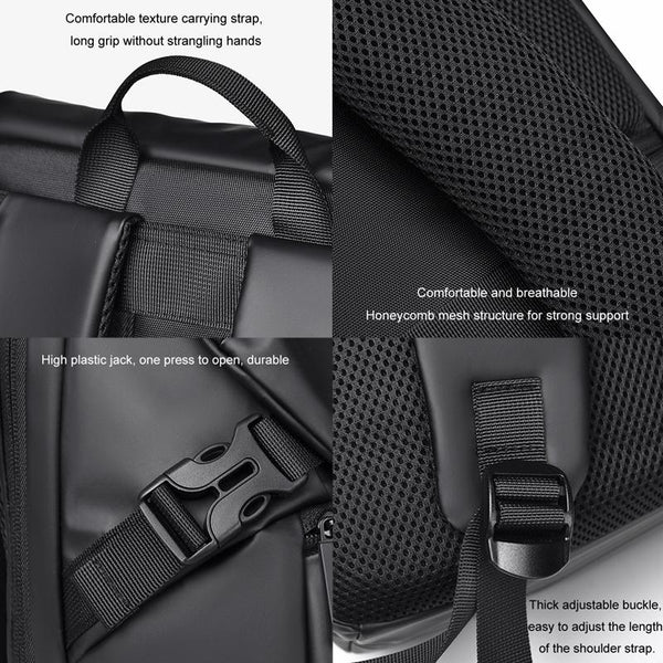 Travel Backpack For Men Compact And Durable Grey Backpacks