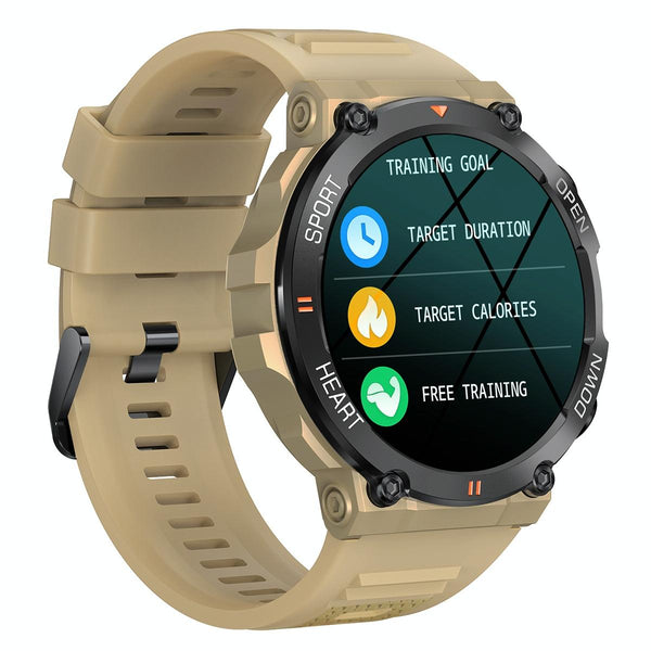 Smart Heart Rate And Blood Pressure Wristband Monitor Khaki Activity Trackers