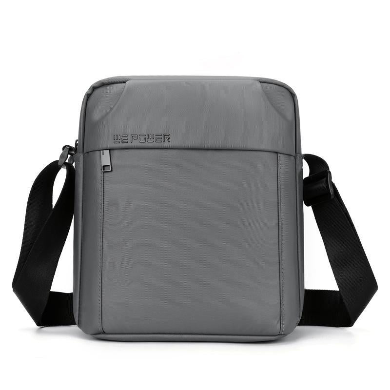 Large Capacity Men Messenger Bag For Travel & Commuting Gray Bags