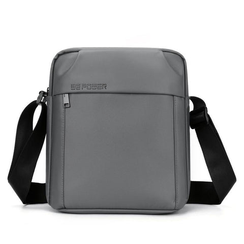 Large Capacity Men Messenger Bag For Travel & Commuting Gray Bags