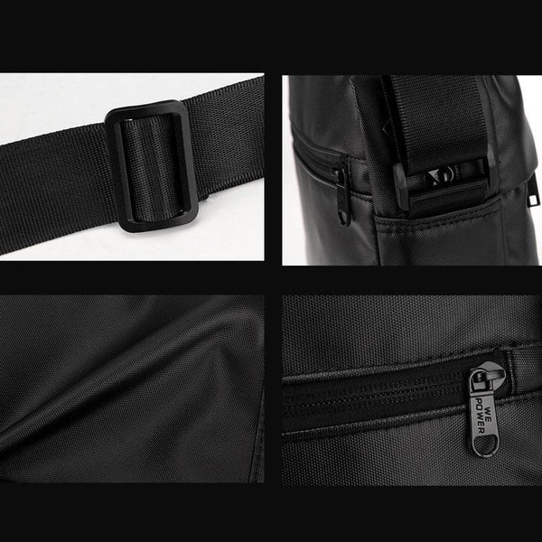 Large Capacity Men Messenger Bag For Travel & Commuting Gray Bags