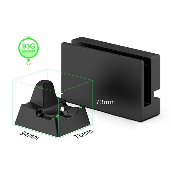 Nintendo Switch / Lite Charging Stand Compact Design Black Mounts & Stands