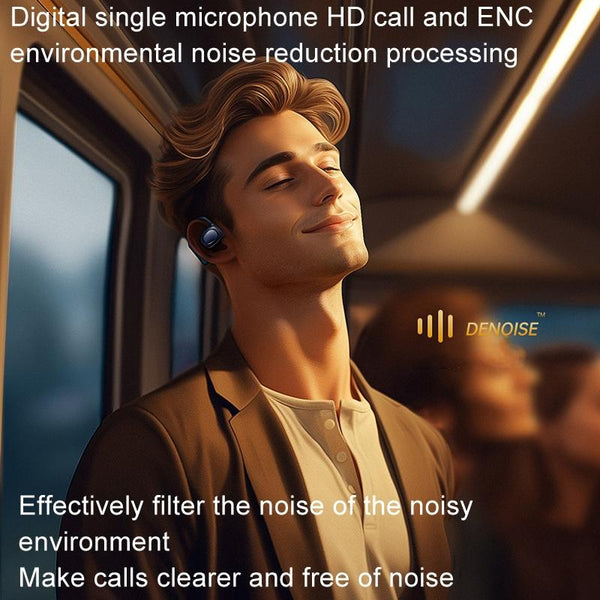 Crystal Air Conduction Bluetooth Earphones Openbuds Ows Navy Earbuds