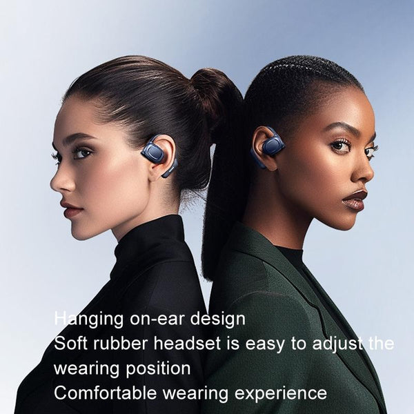 Crystal Air Conduction Bluetooth Earphones Openbuds Ows Navy Earbuds
