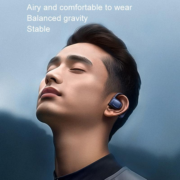 Crystal Air Conduction Bluetooth Earphones Openbuds Ows Navy Earbuds