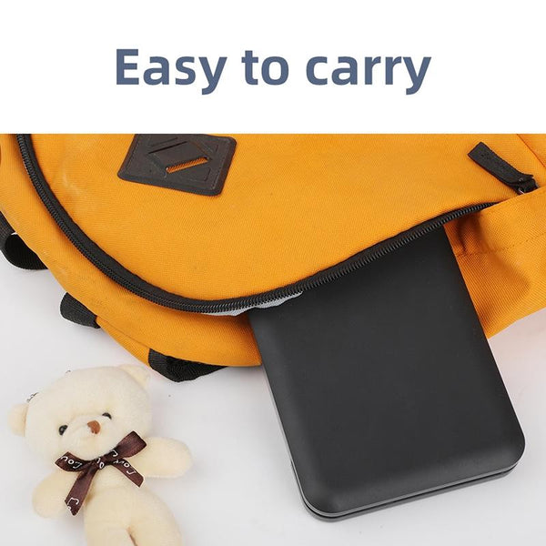 Foldable Desk Calendar Clock With Wireless Charger & Alarm White Chargers & Cradles