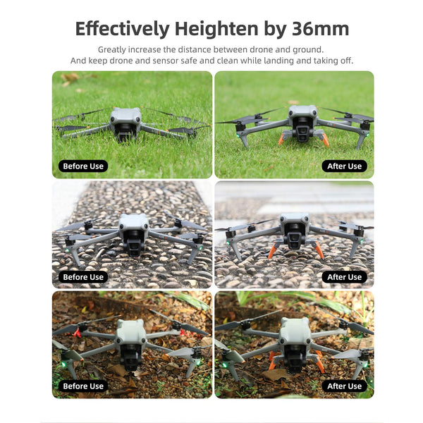 Foldable Spider Landing Gear For Dji Air 3 Lg664 Grey Camera Drone Accessories