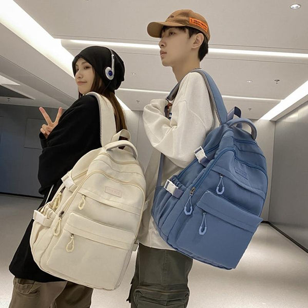 Lightweight Student Backpack For Men & Women Blue Women Backpacks