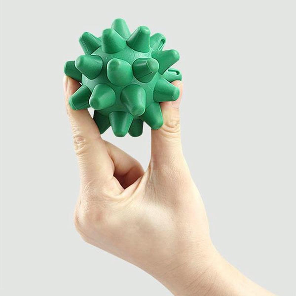Handheld Hedgehog Massage Ball For Plantar Relaxation And Fitness Green Massagers