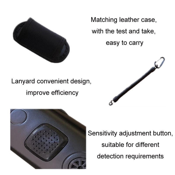 Waterproof Handheld Metal Detector Mini_Black Metal Detectors