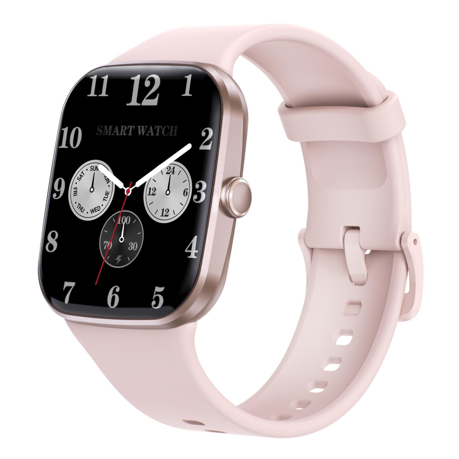 Ip67 Waterproof Smart Bracelet Bluetooth Call Fitness Tracker Pink Activity Trackers