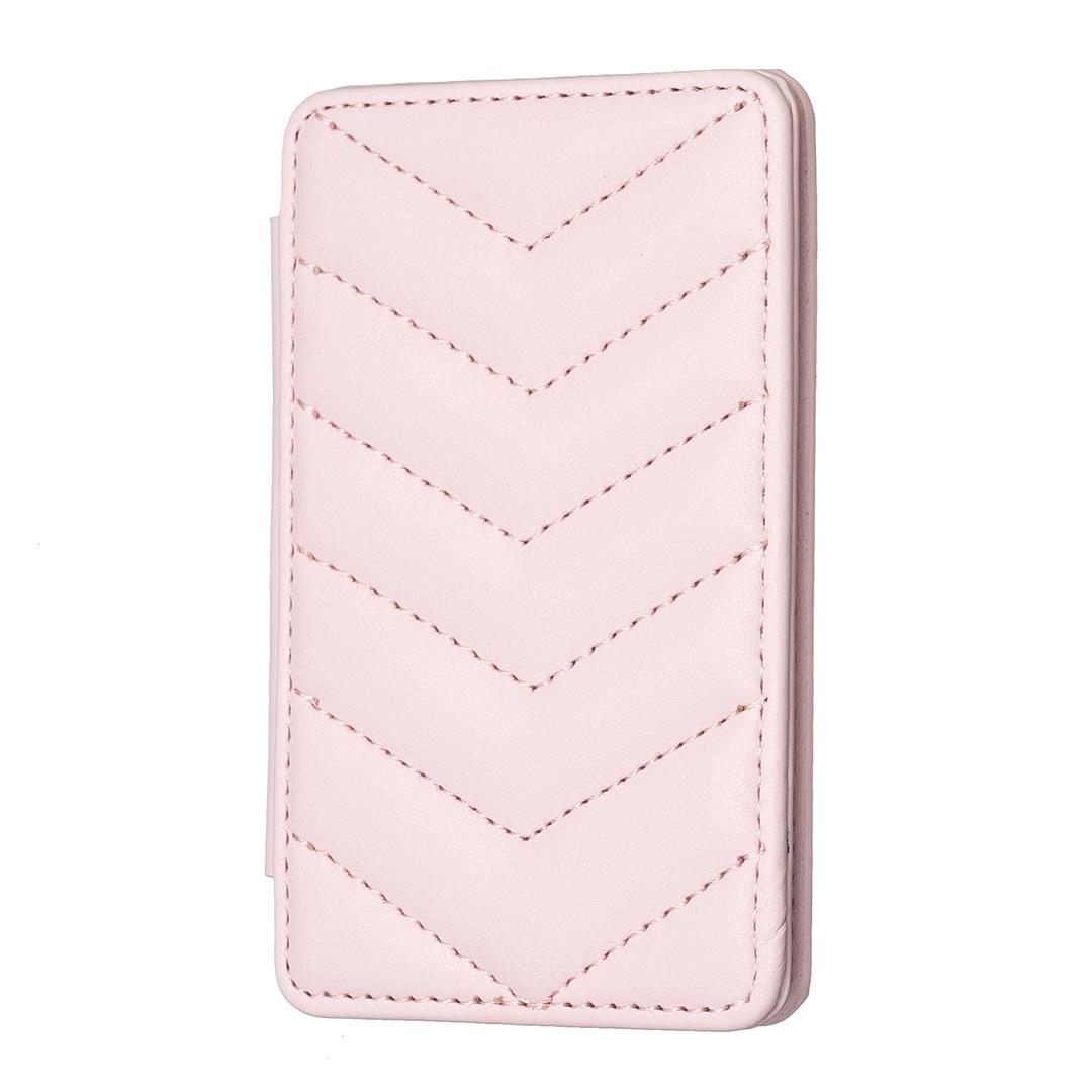 Wave Pattern Card Bag Back Sticker For Mobile Phones Pink Cases Covers & Skins
