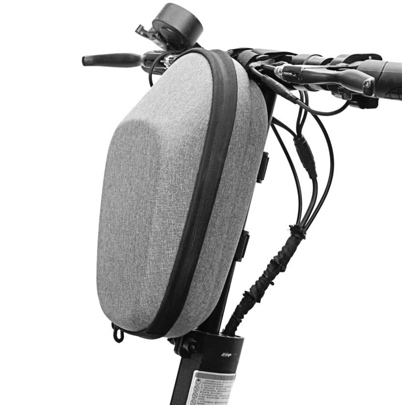Pu Leather Waterproof Eva Hard Shell Front Storage Bag For Xiaomi No.9 Electric Scooter Gray Accessories