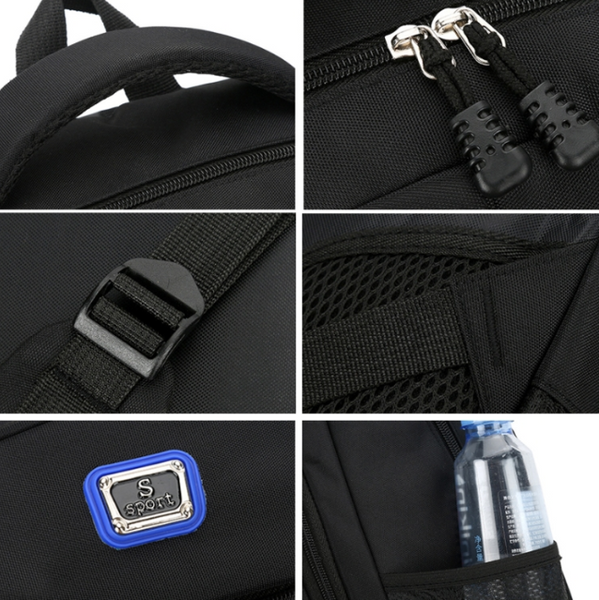 Large Capacity Casual Backpack For Students Black Backpacks & Bags