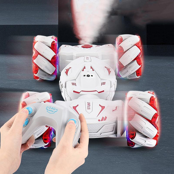 Stunt Car With 2.4G Remote Control Single Rc Torsion Design Blue Rc Model Vehicles