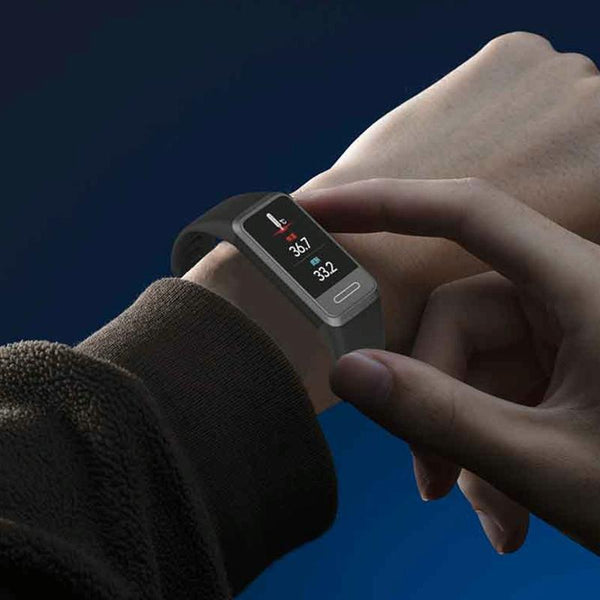 Smart Bracelet With Blood Oxygen Monitoring And Tft Hd Screen Blue Activity Trackers
