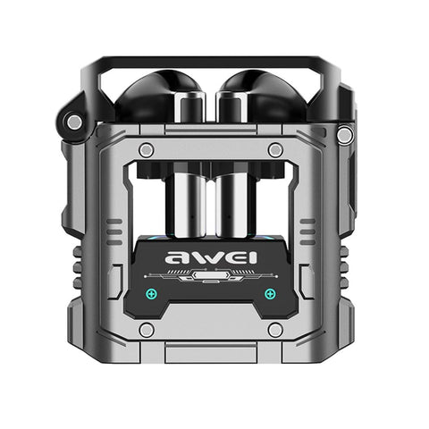 Wireless Gaming Tws Bluetooth Silver Earbuds