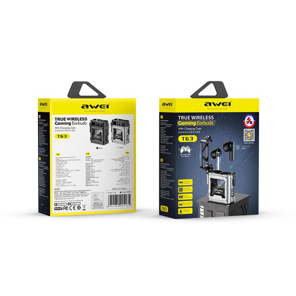 Wireless Gaming Tws Bluetooth Silver Earbuds