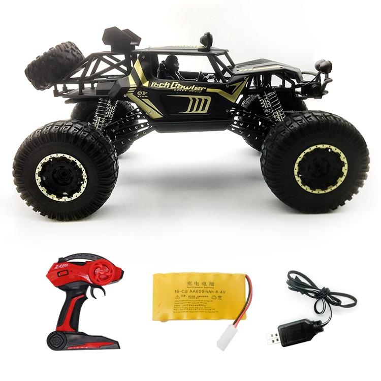 1:8 Alloy Remote Control Climbing Car Off Road Vehicle Toy Black Remote Controlled Toys