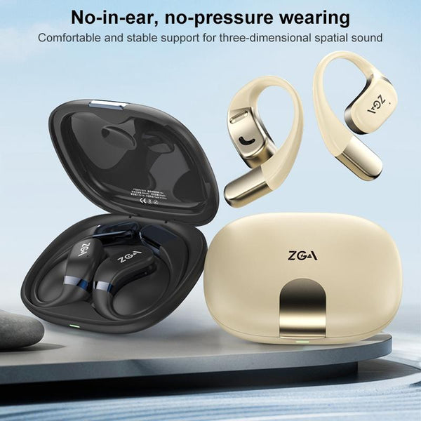 Wireless Bluetooth Earphones Zga Gs18 Blade Ai Beige Earbuds