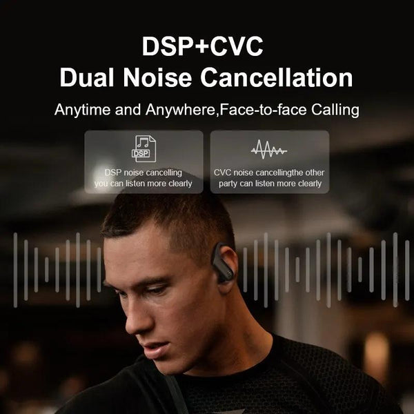 Wireless Noise Cancelling Bluetooth With Dual Battery Display T16 Black Earbuds