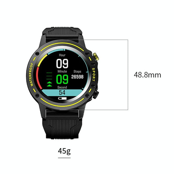 Waterproof Bluetooth Bracelet With Hr And Temperature Tracking Red Smart Watches