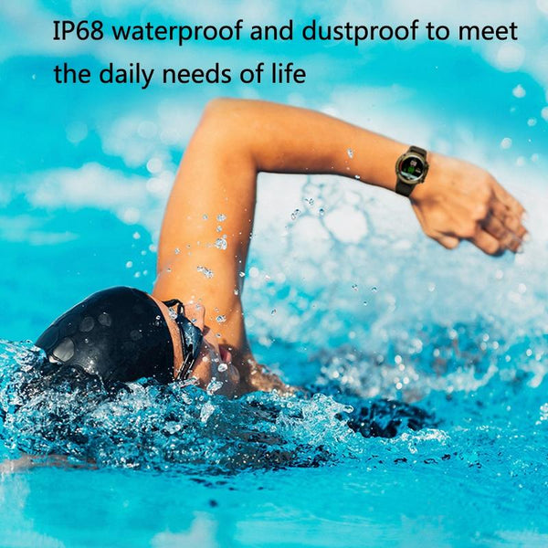 Waterproof Bluetooth Bracelet With Hr And Temperature Tracking Red Smart Watches